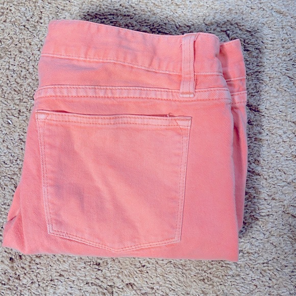 J. Crew neon toothpick pants